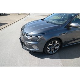 Накладка сплиттер на передний бампер на Renault Megane IV GT-Line